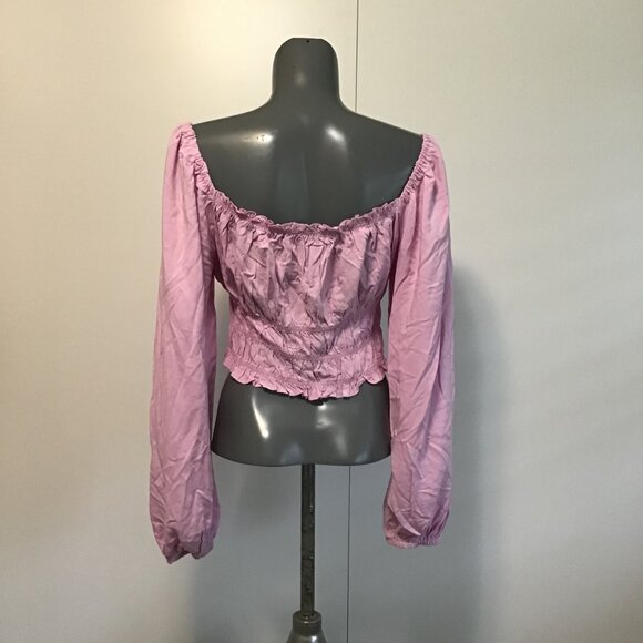 Pink Milkmaid Blouse Size S - Picture 4 of 10